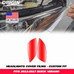 2012-2017 Buick VERANO Precut Headlight PPF Clear Paint Protection Film Kit 2012-2017 Buick VERANO Precut Headlight PPF Clear Paint Protection Film Kit