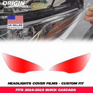 2016-2019 Buick CASCADA Precut Headlight PPF Clear Paint Protection Film Kit 2016-2019 Buick CASCADA Precut Headlight PPF Clear Paint Protection Film Kit