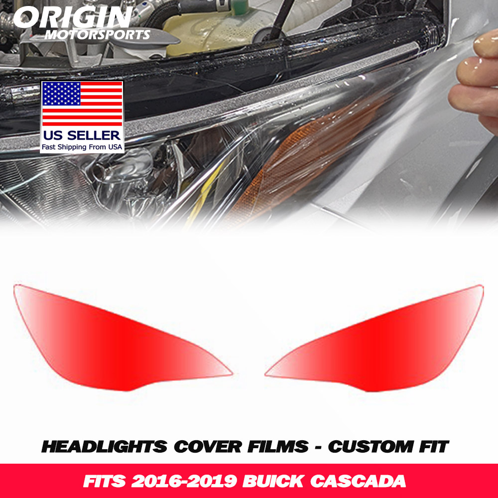 2016-2019 Buick CASCADA Precut Headlight PPF Clear Paint Protection Film Kit 2016-2019 Buick CASCADA Precut Headlight PPF Clear Paint Protection Film Kit