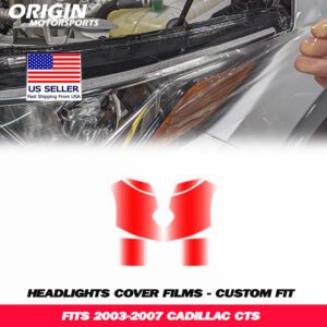 2003-2007 Cadillac CTS Precut Headlight PPF Clear Paint Protection Film Kit 2003-2007 Cadillac CTS Precut Headlight PPF Clear Paint Protection Film Kit