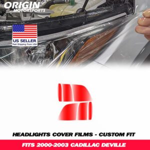 2000-2003 Cadillac DEVILLE Precut Headlight PPF Clear Paint Protection Film Kit 2000-2003 Cadillac DEVILLE Precut Headlight PPF Clear Paint Protection Film Kit