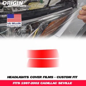 1997-2002 Cadillac SEVILLE Precut Headlight PPF Clear Paint Protection Film Kit 1997-2002 Cadillac SEVILLE Precut Headlight PPF Clear Paint Protection Film Kit