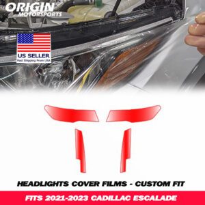 2021-2023 Cadillac ESCALADE Precut Headlight PPF Clear Paint Protection Film Kit 2021-2023 Cadillac ESCALADE Precut Headlight PPF Clear Paint Protection Film Kit