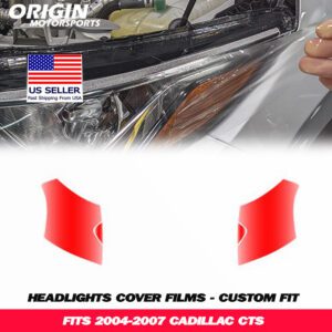 2004-2007 Cadillac CTS Precut Headlight PPF Clear Paint Protection Film Kit 2004-2007 Cadillac CTS Precut Headlight PPF Clear Paint Protection Film Kit