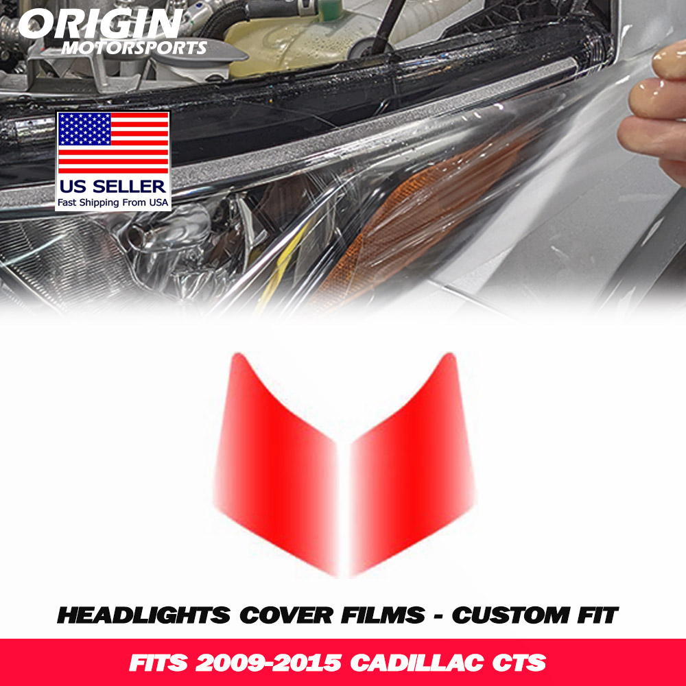2009-2015 Cadillac CTS Precut Headlight PPF Clear Paint Protection Film Kit 2009-2015 Cadillac CTS Precut Headlight PPF Clear Paint Protection Film Kit