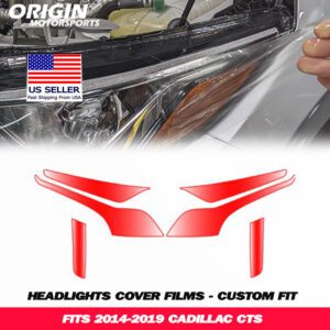 2014-2019 Cadillac CTS Precut Headlight PPF Clear Paint Protection Film Kit 2014-2019 Cadillac CTS Precut Headlight PPF Clear Paint Protection Film Kit