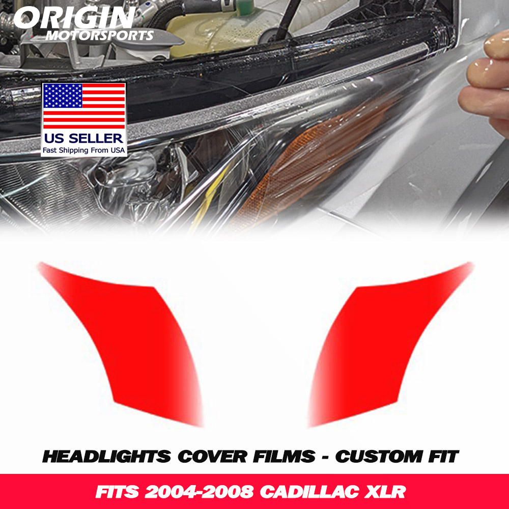 2004-2008 Cadillac XLR Precut Headlight PPF Clear Paint Protection Film Kit 2004-2008 Cadillac XLR Precut Headlight PPF Clear Paint Protection Film Kit