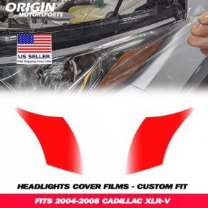 2004-2008 Cadillac XLR-V Precut Headlight PPF Clear Paint Protection Film Kit 2004-2008 Cadillac XLR-V Precut Headlight PPF Clear Paint Protection Film Kit