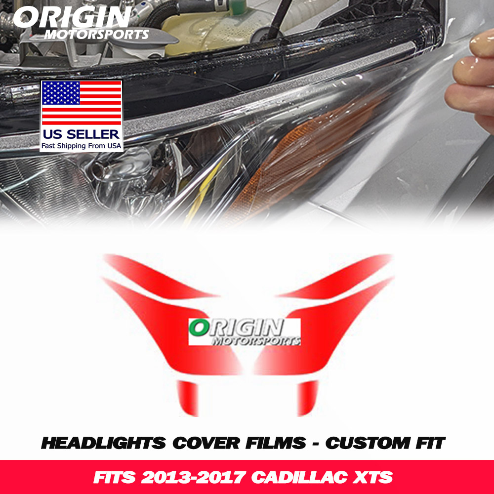 2013-2017 Cadillac XTS Precut Headlight PPF Clear Paint Protection Film Kit 2013-2017 Cadillac XTS Precut Headlight PPF Clear Paint Protection Film Kit