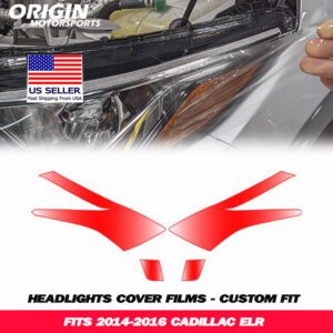 2014-2016 Cadillac ELR Precut Headlight PPF Clear Paint Protection Film Kit 2014-2016 Cadillac ELR Precut Headlight PPF Clear Paint Protection Film Kit