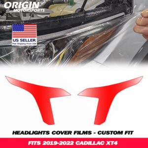 2019-2022 Cadillac XT4 Precut Headlight PPF Clear Paint Protection Film Kit 2019-2022 Cadillac XT4 Precut Headlight PPF Clear Paint Protection Film Kit