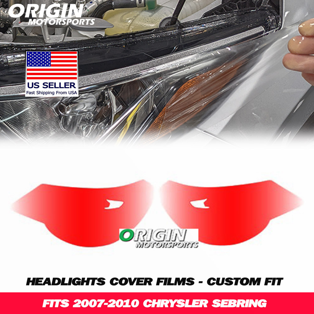 2007-2010 Chrysler SEBRING Precut Headlight PPF Clear Paint Protection Film Kit 2007-2010 Chrysler SEBRING Precut Headlight PPF Clear Paint Protection Film Kit