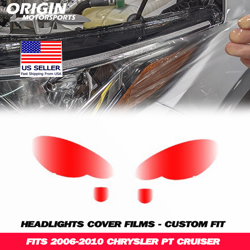 2006-2010 Chrysler PT CRUISER Precut Headlight PPF Clear Paint Protection Film Kit
