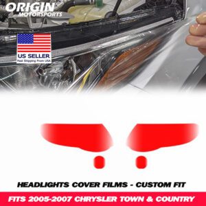2005-2007 Chrysler TOWN & COUNTRY Precut Headlight PPF Clear Paint Protection Film Kit