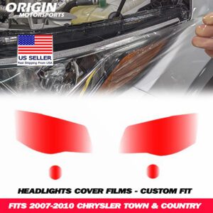 2007-2010 Chrysler TOWN & COUNTRY Precut Headlight PPF Clear Paint Protection Film Kit