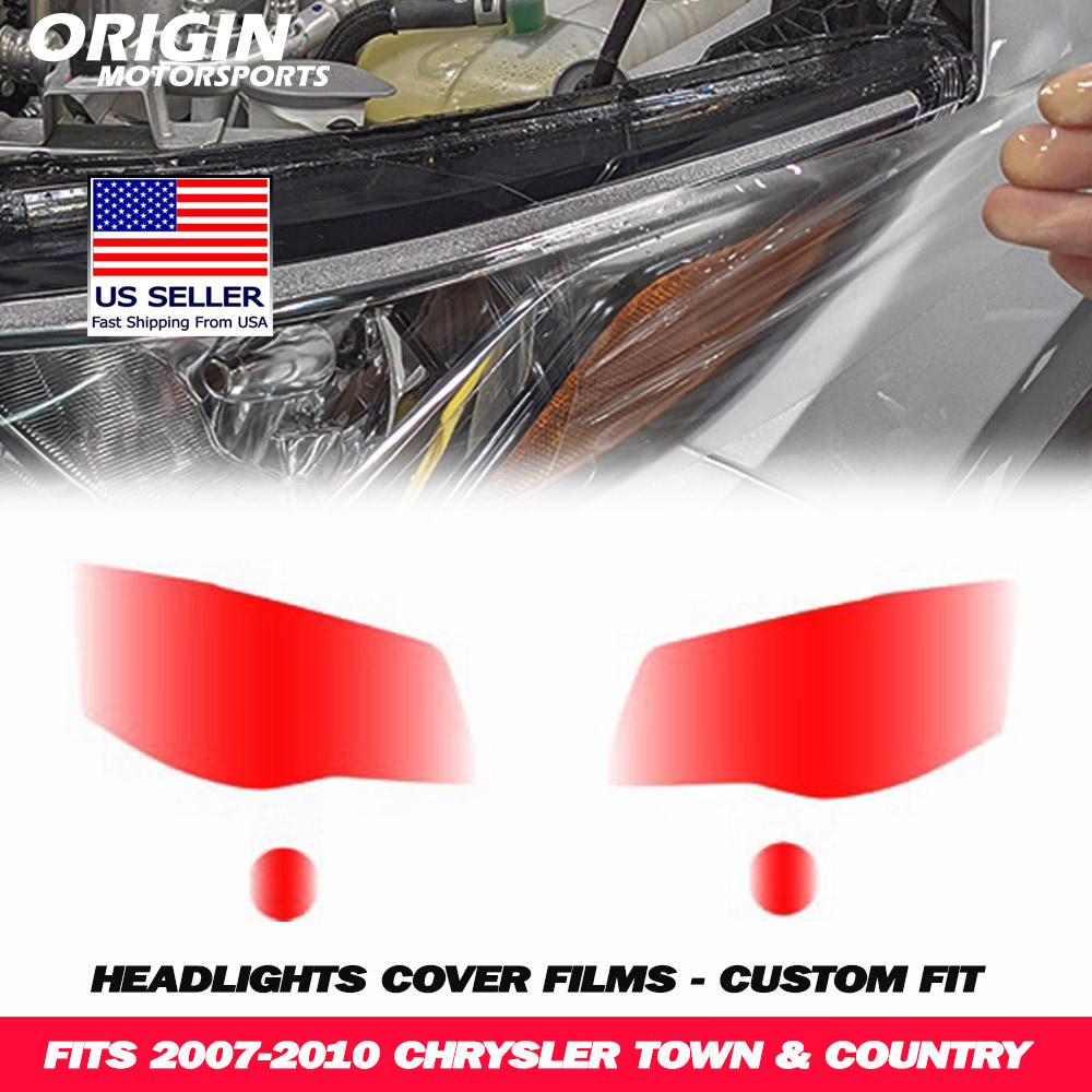 2007-2010 Chrysler TOWN & COUNTRY Precut Headlight PPF Clear Paint Protection Film Kit 2007-2010 Chrysler TOWN & COUNTRY Precut Headlight PPF Clear Paint Protection Film Kit