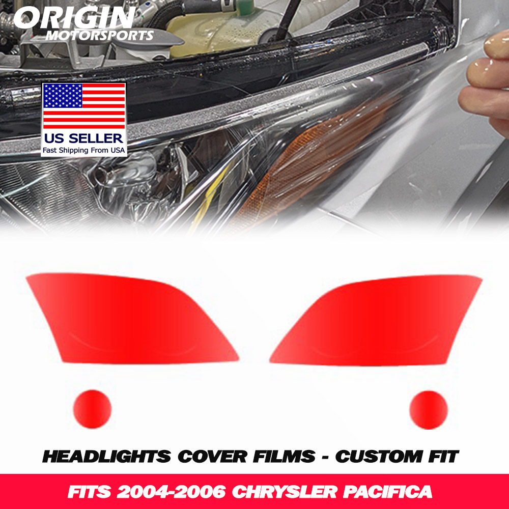 2004-2006 Chrysler PACIFICA Precut Headlight PPF Clear Paint Protection Film Kit 2004-2006 Chrysler PACIFICA Precut Headlight PPF Clear Paint Protection Film Kit