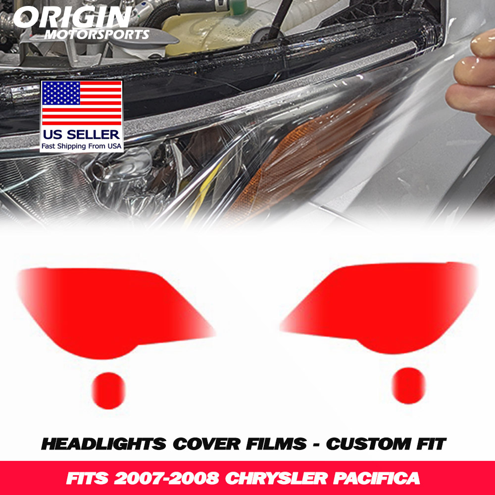 2007-2008 Chrysler PACIFICA Precut Headlight PPF Clear Paint Protection Film Kit 2007-2008 Chrysler PACIFICA Precut Headlight PPF Clear Paint Protection Film Kit