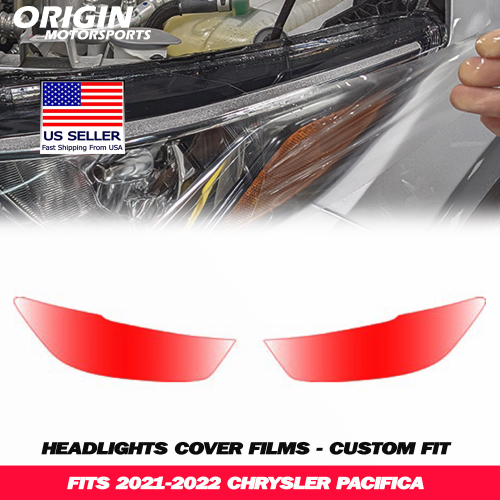 2021-2022 Chrysler PACIFICA Precut Headlight PPF Clear Paint Protection Film Kit 2021-2022 Chrysler PACIFICA Precut Headlight PPF Clear Paint Protection Film Kit