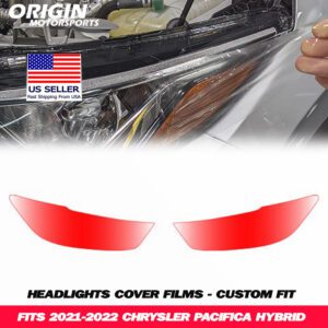 2021-2022 Chrysler PACIFICA HYBRID Precut Headlight PPF Clear Paint Protection Film Kit 2021-2022 Chrysler PACIFICA HYBRID Precut Headlight PPF Clear Paint Protection Film Kit