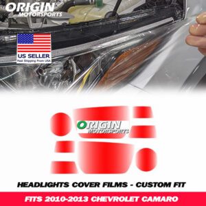 2010-2013 Chevrolet CAMARO Precut Headlight PPF Clear Paint Protection Film Kit 2010-2013 Chevrolet CAMARO Precut Headlight PPF Clear Paint Protection Film Kit