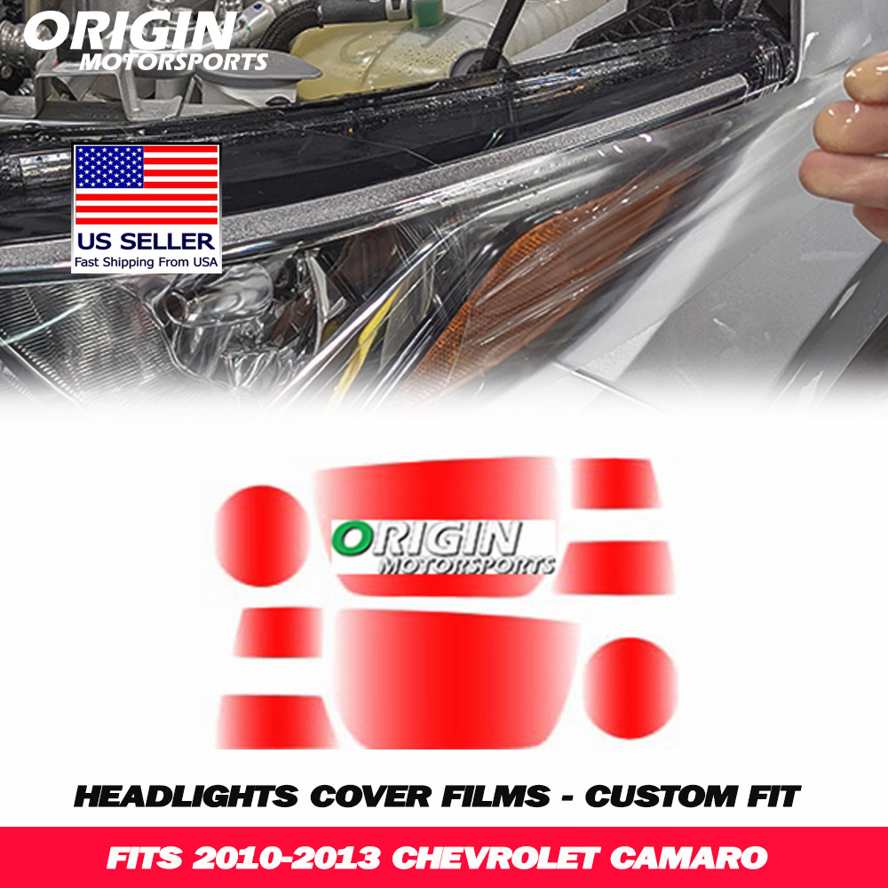2010-2013 Chevrolet CAMARO Precut Headlight PPF Clear Paint Protection Film Kit 2010-2013 Chevrolet CAMARO Precut Headlight PPF Clear Paint Protection Film Kit