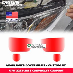 2013-2013 Chevrolet CAMARO Precut Headlight PPF Clear Paint Protection Film Kit 2013-2013 Chevrolet CAMARO Precut Headlight PPF Clear Paint Protection Film Kit