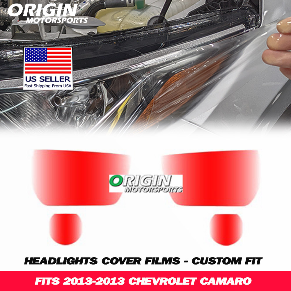 2013-2013 Chevrolet CAMARO Precut Headlight PPF Clear Paint Protection Film Kit 2013-2013 Chevrolet CAMARO Precut Headlight PPF Clear Paint Protection Film Kit