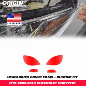 2005-2013 Chevrolet CORVETTE Precut Headlight PPF Clear Paint Protection Film Kit 2005-2013 Chevrolet CORVETTE Precut Headlight PPF Clear Paint Protection Film Kit