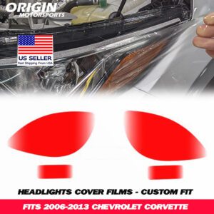 2006-2013 Chevrolet CORVETTE Precut Headlight PPF Clear Paint Protection Film Kit