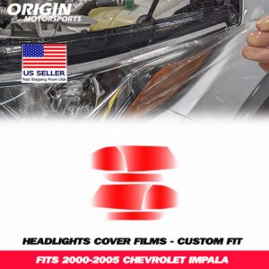 2000-2005 Chevrolet IMPALA Precut Headlight PPF Clear Paint Protection Film Kit