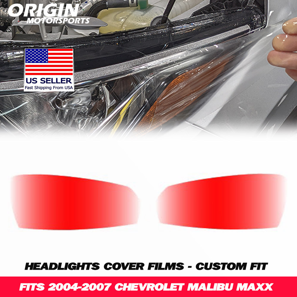2004-2007 Chevrolet MALIBU MAXX Precut Headlight PPF Clear Paint Protection Film Kit 2004-2007 Chevrolet MALIBU MAXX Precut Headlight PPF Clear Paint Protection Film Kit