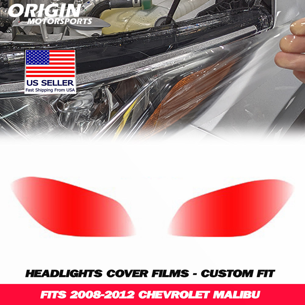 2008-2012 Chevrolet MALIBU Precut Headlight PPF Clear Paint Protection Film Kit
