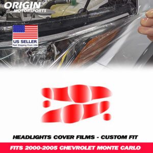 2000-2005 Chevrolet MONTE CARLO Precut Headlight PPF Clear Paint Protection Film Kit