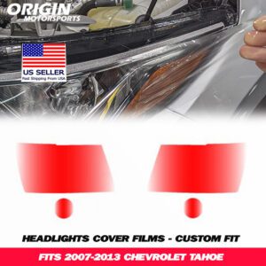 2007-2013 Chevrolet TAHOE Precut Headlight PPF Clear Paint Protection Film Kit 2007-2013 Chevrolet TAHOE Precut Headlight PPF Clear Paint Protection Film Kit