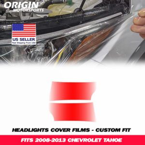 2008-2013 Chevrolet TAHOE Precut Headlight PPF Clear Paint Protection Film Kit 2008-2013 Chevrolet TAHOE Precut Headlight PPF Clear Paint Protection Film Kit