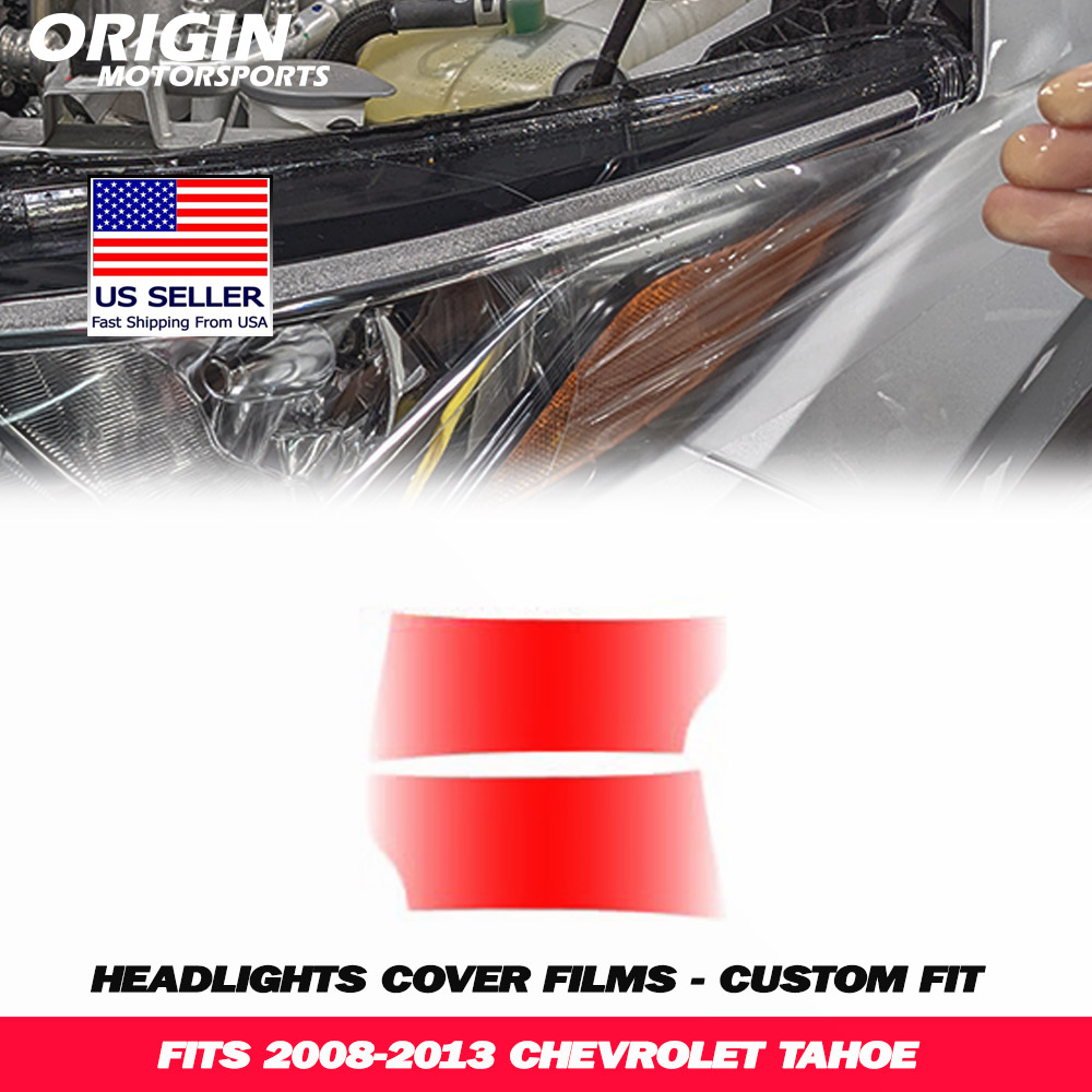 2008-2013 Chevrolet TAHOE Precut Headlight PPF Clear Paint Protection Film Kit