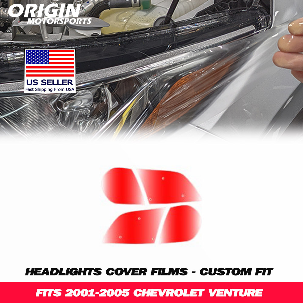 2001-2005 Chevrolet VENTURE Precut Headlight PPF Clear Paint Protection Film Kit 2001-2005 Chevrolet VENTURE Precut Headlight PPF Clear Paint Protection Film Kit