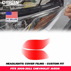 2009-2011 Chevrolet AVEO5 Precut Headlight PPF Clear Paint Protection Film Kit 2009-2011 Chevrolet AVEO5 Precut Headlight PPF Clear Paint Protection Film Kit