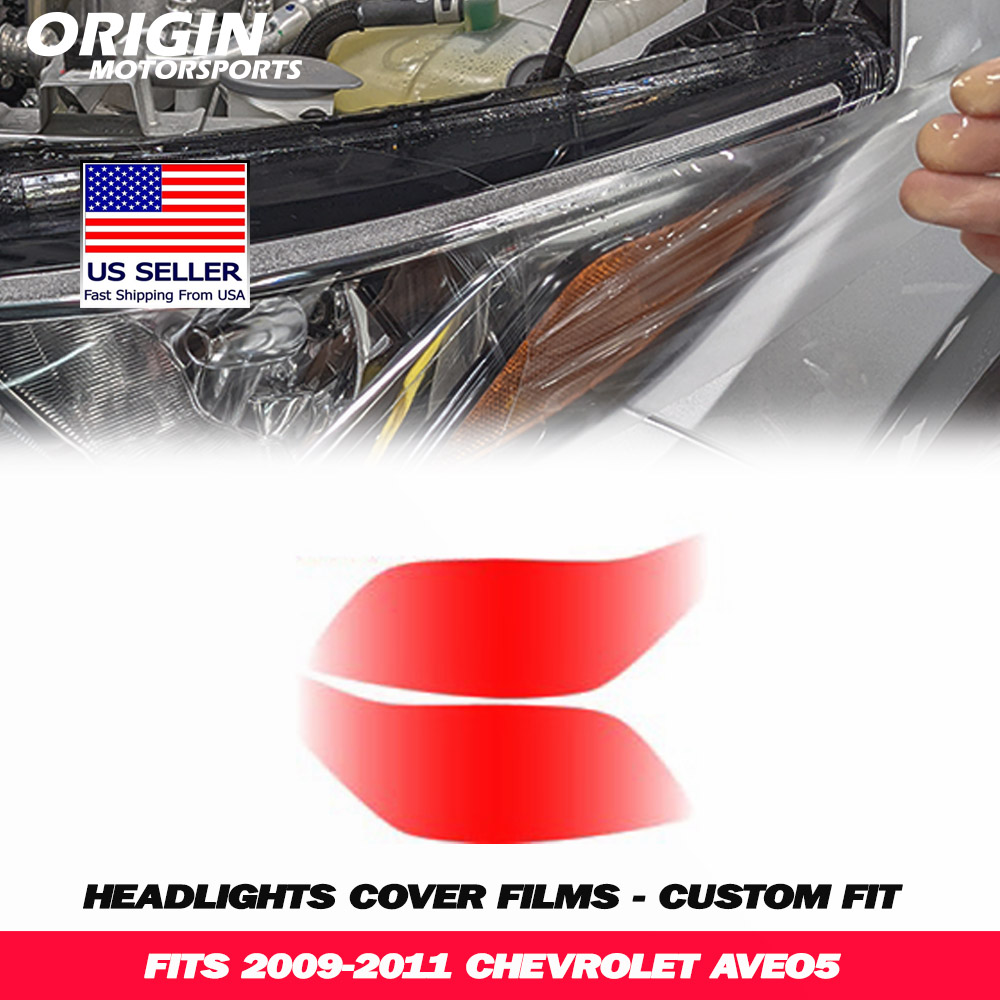 2009-2011 Chevrolet AVEO5 Precut Headlight PPF Clear Paint Protection Film Kit 2009-2011 Chevrolet AVEO5 Precut Headlight PPF Clear Paint Protection Film Kit