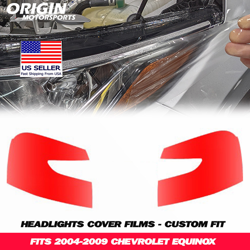 2004-2009 Chevrolet EQUINOX Precut Headlight PPF Clear Paint Protection Film Kit 2004-2009 Chevrolet EQUINOX Precut Headlight PPF Clear Paint Protection Film Kit
