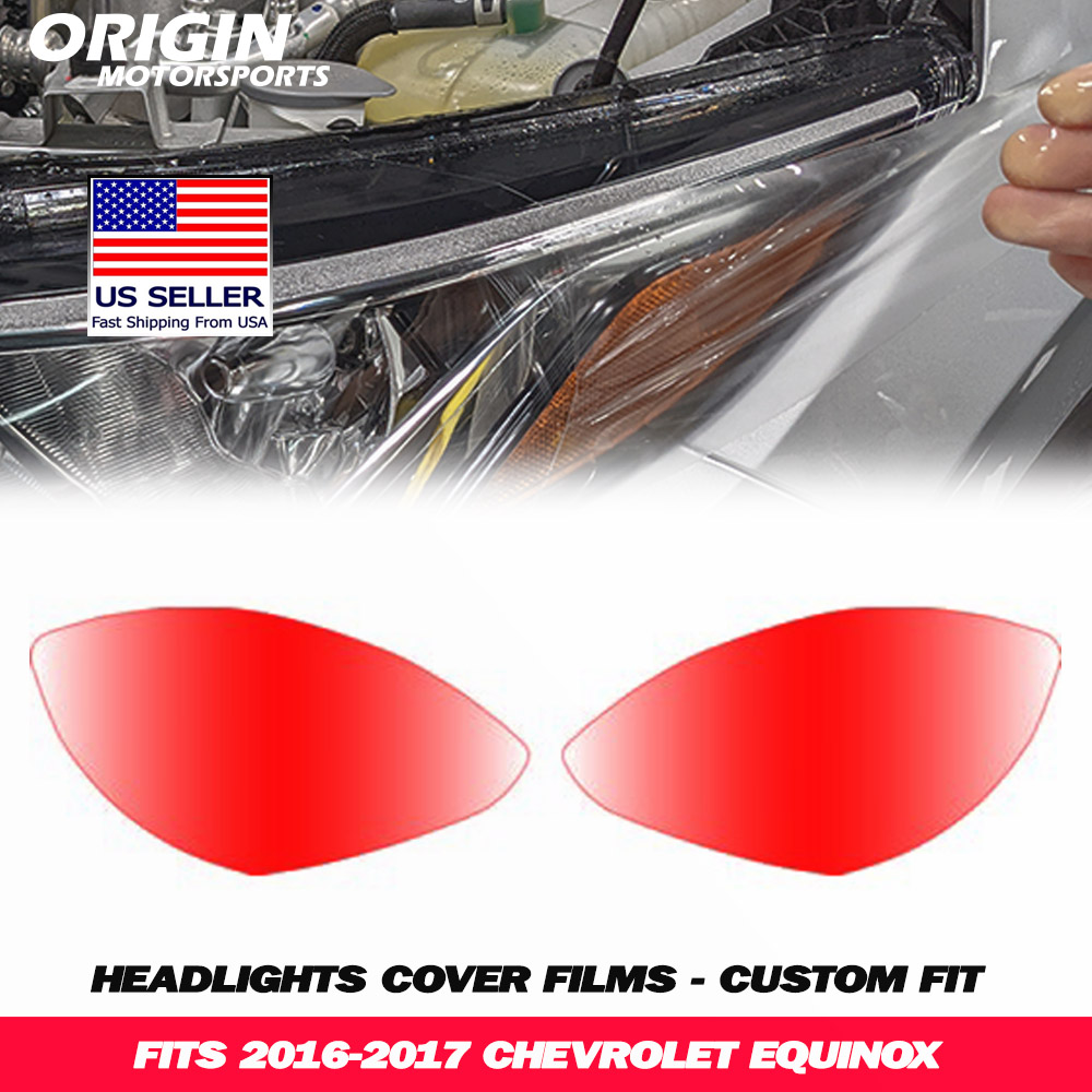 2016-2017 Chevrolet EQUINOX Precut Headlight PPF Clear Paint Protection Film Kit 2016-2017 Chevrolet EQUINOX Precut Headlight PPF Clear Paint Protection Film Kit