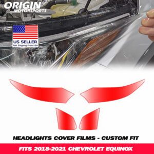 2018-2021 Chevrolet EQUINOX Precut Headlight PPF Clear Paint Protection Film Kit 2018-2021 Chevrolet EQUINOX Precut Headlight PPF Clear Paint Protection Film Kit