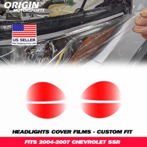 2004-2007 Chevrolet SSR Precut Headlight PPF Clear Paint Protection Film Kit 2004-2007 Chevrolet SSR Precut Headlight PPF Clear Paint Protection Film Kit