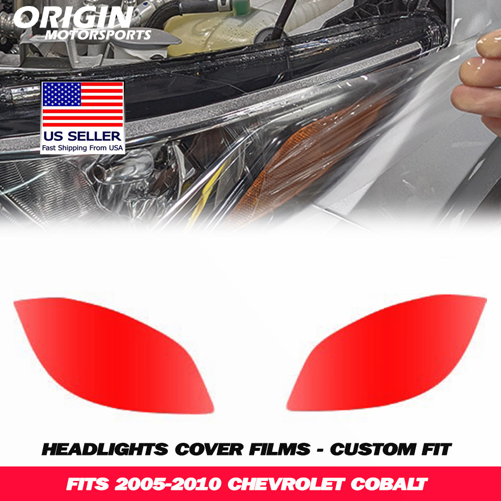 2005-2010 Chevrolet COBALT Precut Headlight PPF Clear Paint Protection Film Kit 2005-2010 Chevrolet COBALT Precut Headlight PPF Clear Paint Protection Film Kit