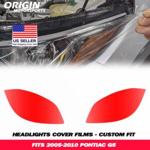 2005-2010 Pontiac G5 Precut Headlight PPF Clear Paint Protection Film Kit 2005-2010 Pontiac G5 Precut Headlight PPF Clear Paint Protection Film Kit