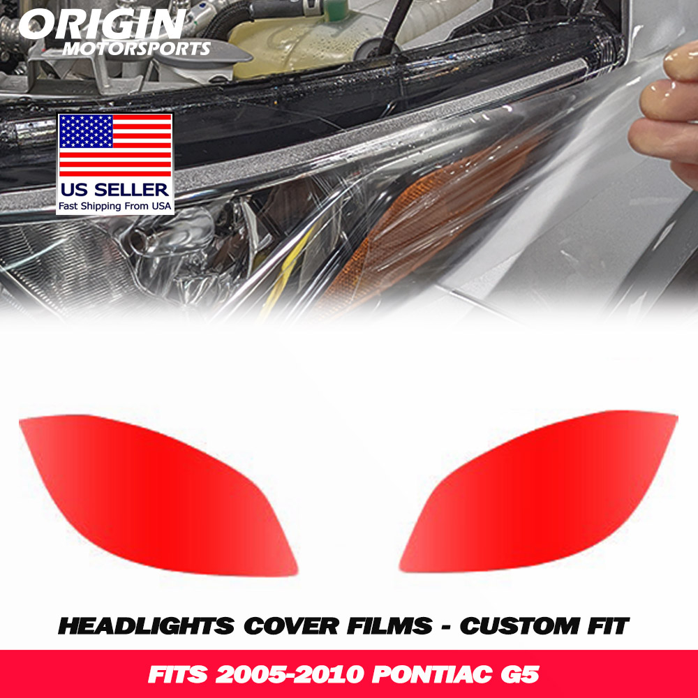 2005-2010 Pontiac G5 Precut Headlight PPF Clear Paint Protection Film Kit 2005-2010 Pontiac G5 Precut Headlight PPF Clear Paint Protection Film Kit