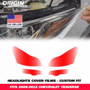 2009-2012 Chevrolet TRAVERSE Precut Headlight PPF Clear Paint Protection Film Kit 2009-2012 Chevrolet TRAVERSE Precut Headlight PPF Clear Paint Protection Film Kit