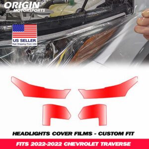 2022-2022 Chevrolet TRAVERSE Precut Headlight PPF Clear Paint Protection Film Kit 2022-2022 Chevrolet TRAVERSE Precut Headlight PPF Clear Paint Protection Film Kit