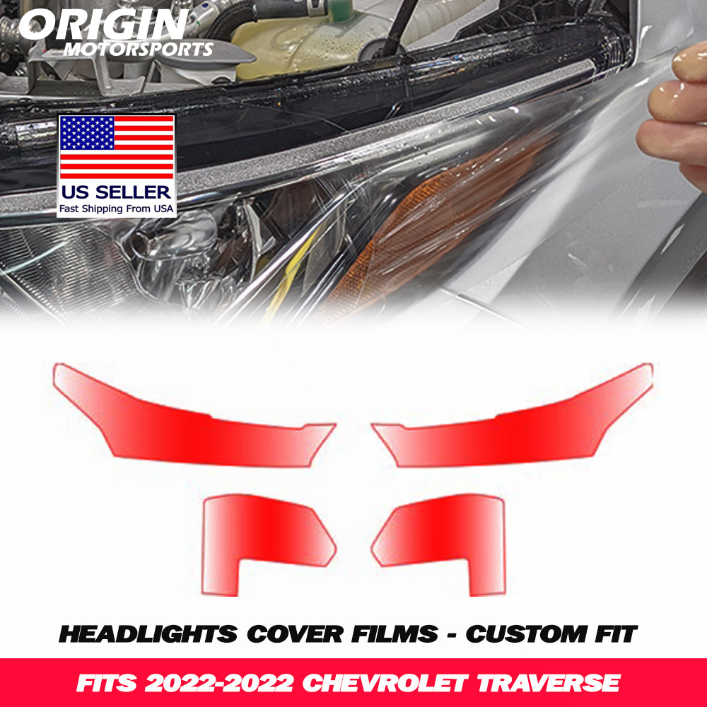 2022-2022 Chevrolet TRAVERSE Precut Headlight PPF Clear Paint Protection Film Kit 2022-2022 Chevrolet TRAVERSE Precut Headlight PPF Clear Paint Protection Film Kit